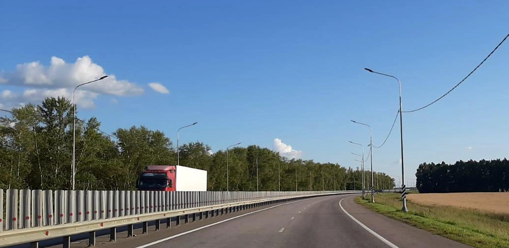 На федеральной дороге Р-22 "Каспий" в Тамбовской области устроили более 30 километров линий электроосвещения